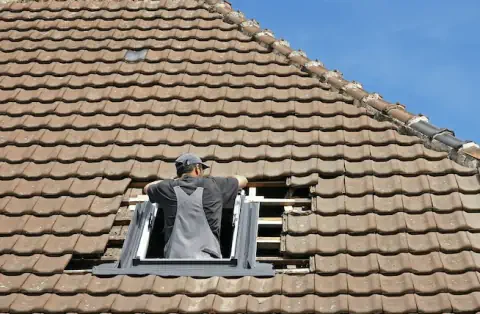 Pose de velux - Coëx